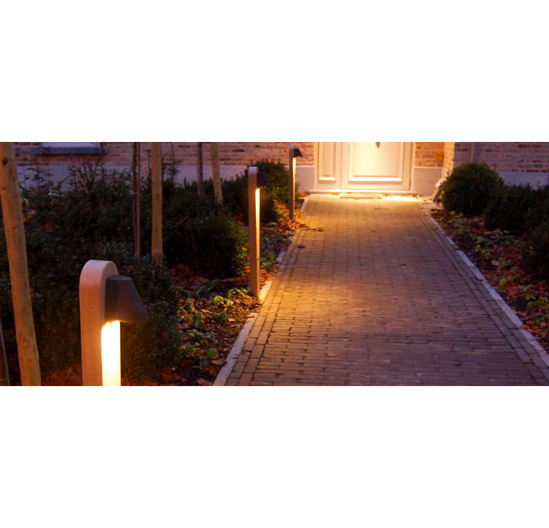 Beamy - Light Outdoor Bulkhead Light, Antique Brass