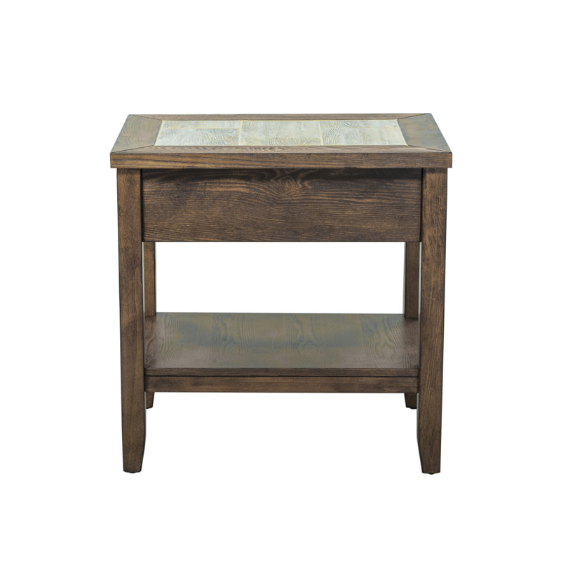 East Pleasant View End Table with Storage