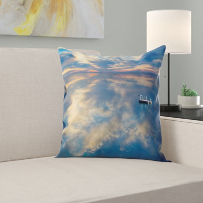 Water Throw Pillow