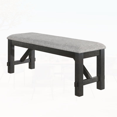 Upholstered Seat Finish Bench by Gracie Oaks
