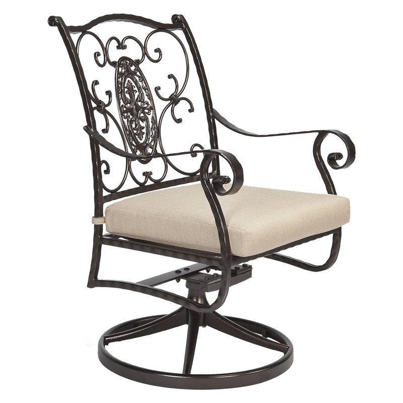 San Cristobal Outdoor Dining Armchair, Flagship Stone, Copper Creek