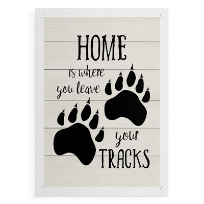 Home Tracks -Canvas Print Only - NOT FRAMED