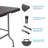 Brihany Rectangular Portable Folding Table-412728617