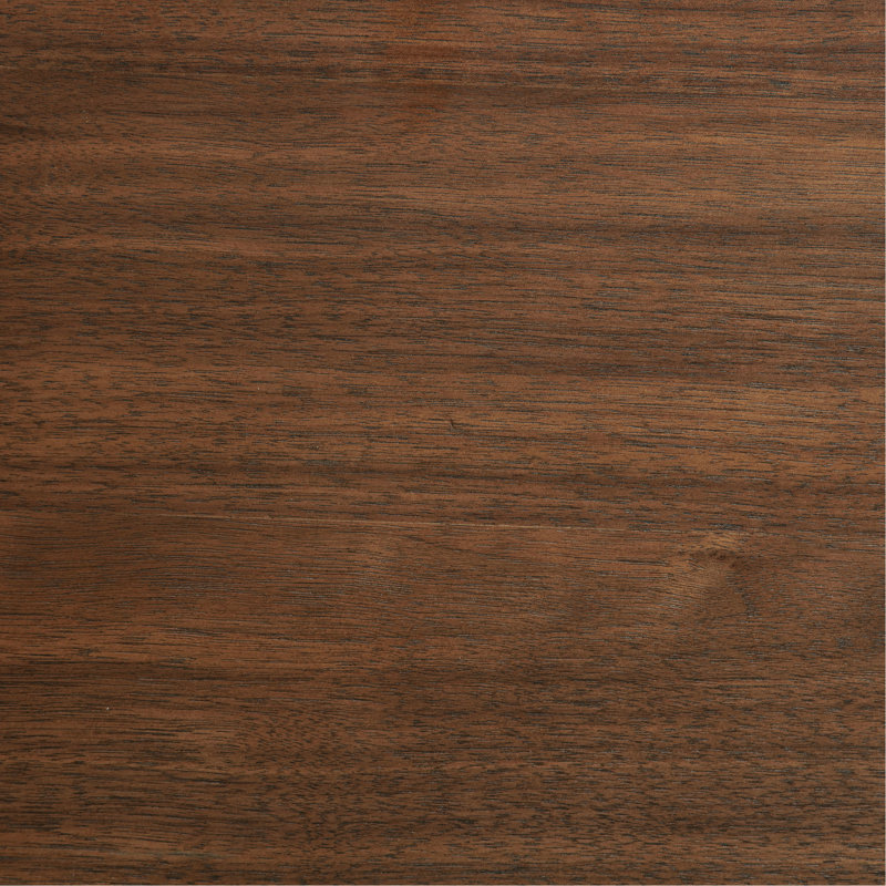 Grand lit à panneau en noyer, tête de lit arrondie et placage en bois naturel pour la chambre à coucher Elegance Low A Serene