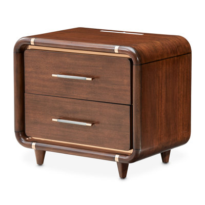Mason Park Nightstand - Umber by Michael Amini