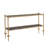 Gold Chiseled Console-Black Granite