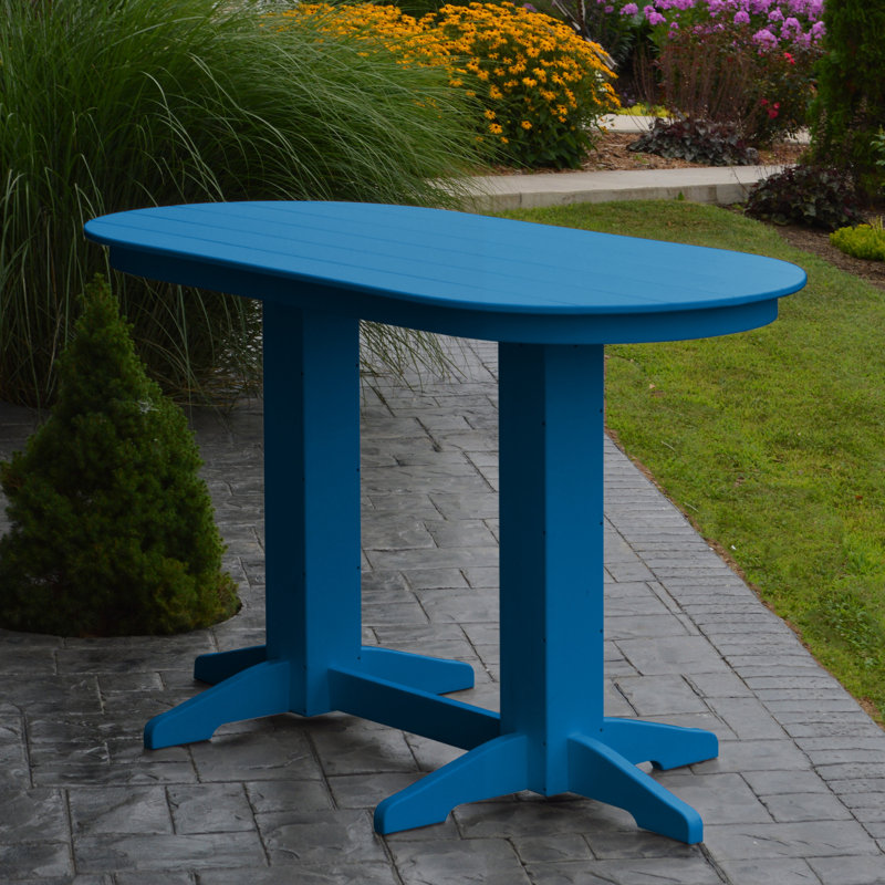 Table de salle à manger Nettie, Bleu, l 33 po x L 60 po x H 42 po