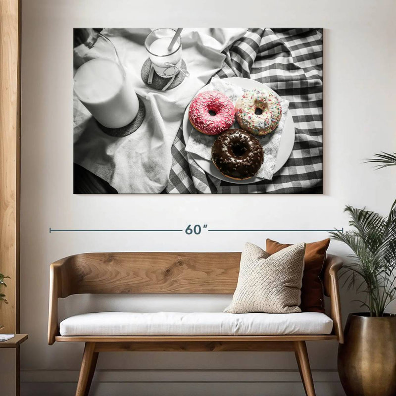 Yarlin Doughnuts, 34" H x 51" W
