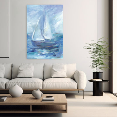 Summer Sails Abstract Coastal Art