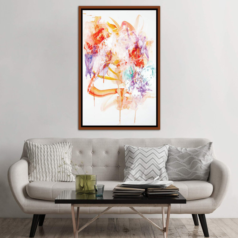 « goûts comme ice crème » par sana jamlaney, reproduction d’art, H 40 po x l 26 po x P 1,5 po