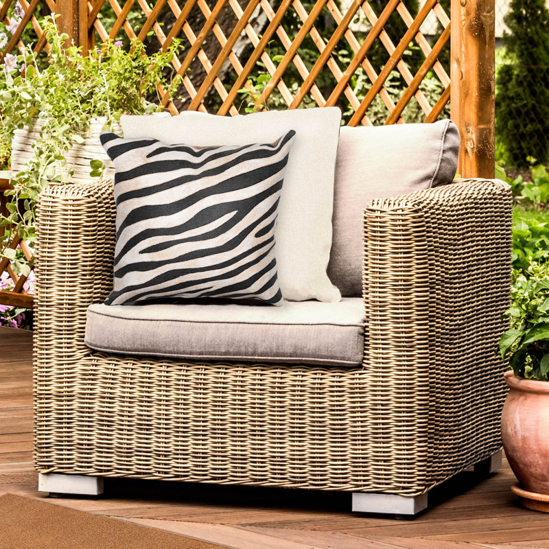 Vision I Outdoor Square Pillow Cover & Insert