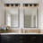 Modern Farmhouse Dimmable Bathroom Vanity Light with Seeded Glass and One-Piece Backplate-938111433-875365685