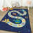 Luxurious Area Rug (2.6 x 4.6 Feet), 100% Polyester, 740 g/m² | Soft Velvet Fabric, Non-Slip Felt Dot Underside, Laminated Sponge for Comfort | Antibacterial, Machine Washable at 30°C | Elegant Home Décor-1679500965