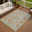 Tapis damassé intérieur / extérieur lavable à la machine ACN2289-1032342632