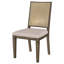Chaises d'appoint en rotin tissé à dossier, ensemble de 2