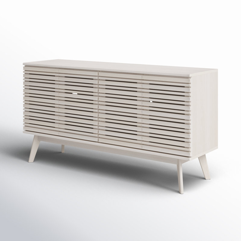 Daima 62.4'' Media Console, Bleached White
