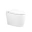 Ceramic Smart Toilet Bidet With Foot Sensor, Heated Seat, Night , Nozzle Self, Silent Slow Down, Auto Flush Self-cleaning Nozzle, Instant Heat, Side Knob Flush,