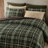 Wonderful Cozy Faux Cashmere Comforter Set Classic Plaid Geometic With Herringbone Texture-104179949-104179947