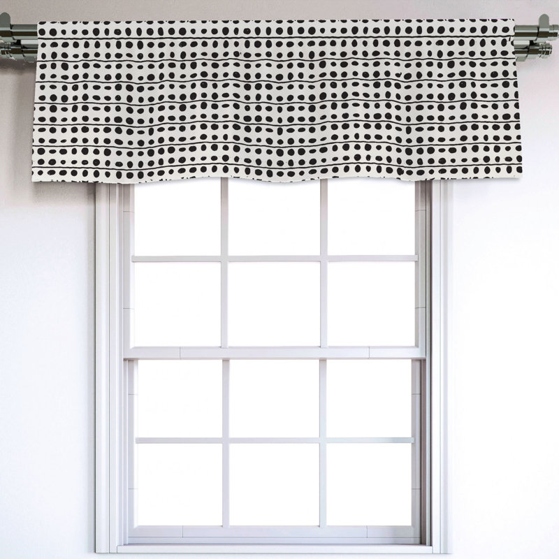 Sateen Ruffled Window Valance