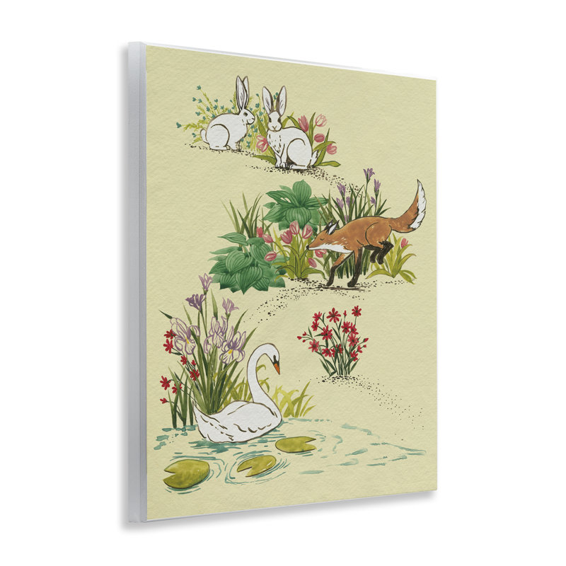 «Animaux dans la nature», plaque murale par Grace Popp