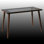 Pine Solid Wood Tempered Glass Frame Writing Study Desk