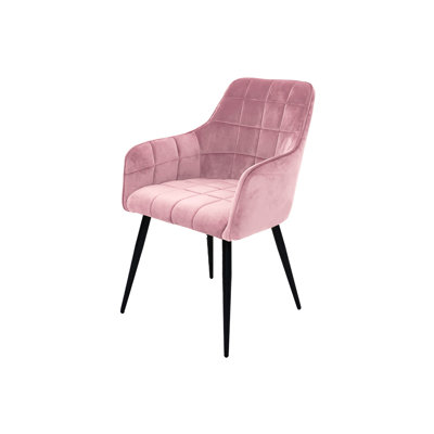 49.5cm H Velvet Upholstered Armchair