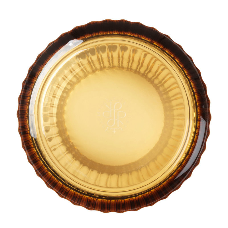 Jar, Amber, 8.1" H x 4.1" W x 4.1" D