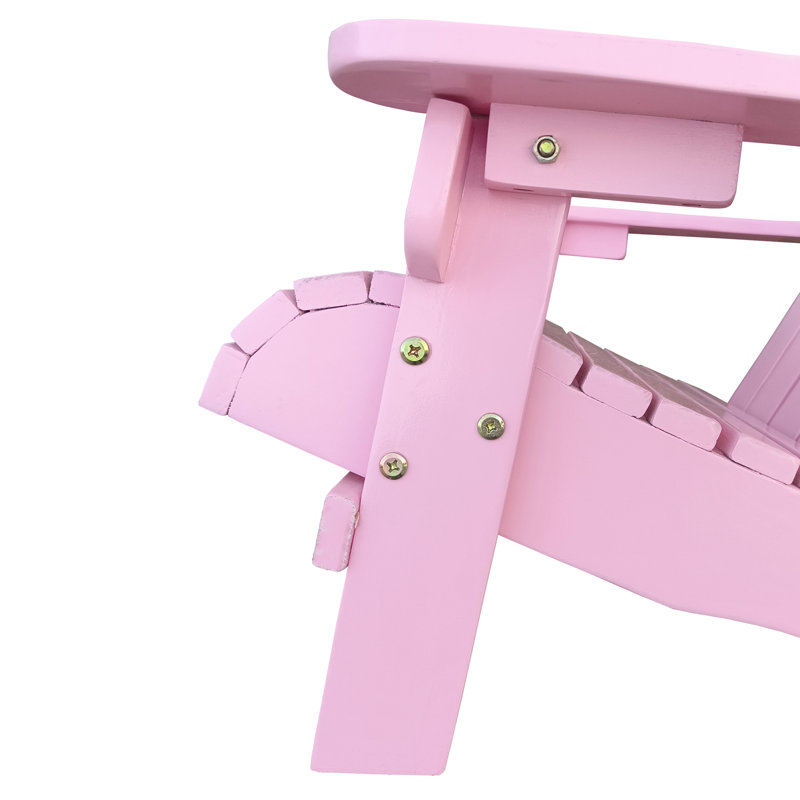 Confortable chaise en bois rose pour - Design, intérieur et extérieur, placement polyvalent, patio solide, porche, terrasse, jardin, bord de piscine, sièges, configuration facile à assembler