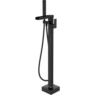 1 Handle Floor Freestanding Tub Filler with Diverter