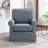 Eilzabeth 33" W Modern Soft Wide Upholstered Striped Swivel Arm Accent Chair-1399693616