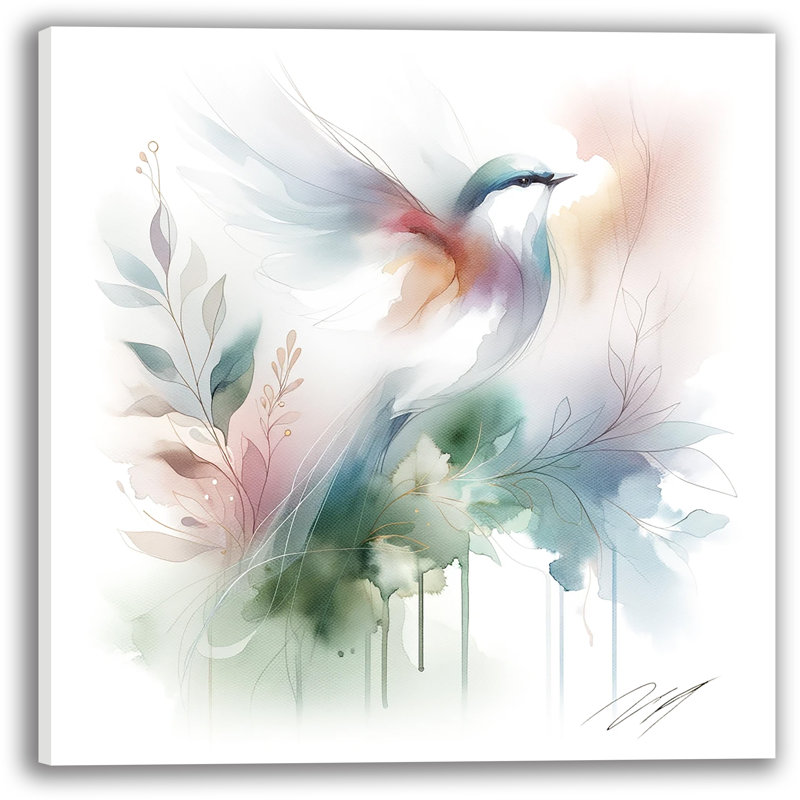«Ephemeral Ascent» sur toile, H 12 po x l 12 po x P 1 po