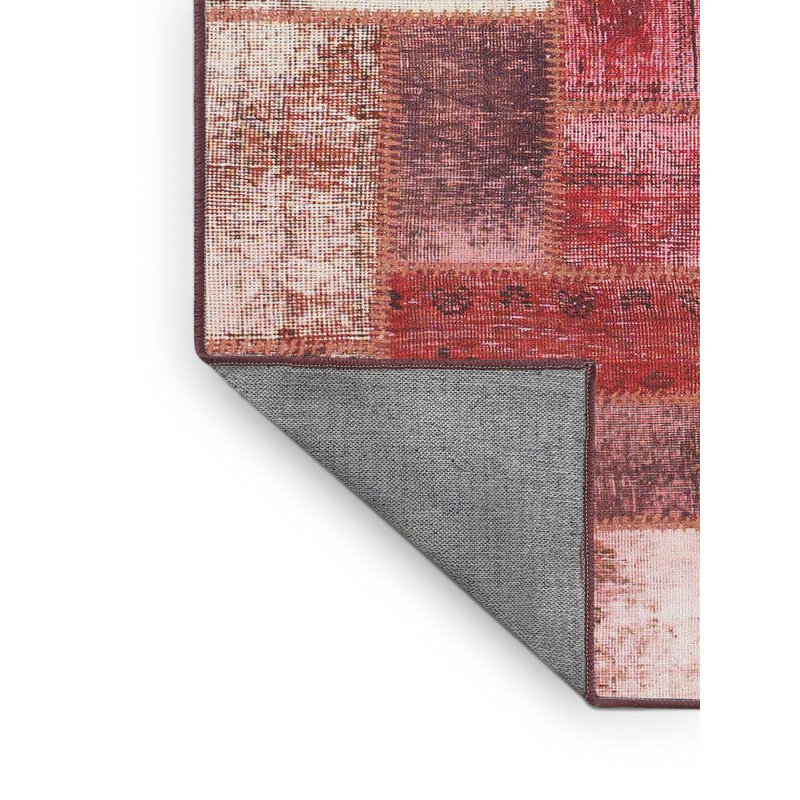 Tapis 100% abstrait lavable à la machine 1358, Rectangle 6 pi x 9 pi