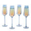 Blue Champagne 236.6ml Glass Flute 