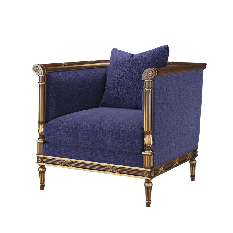 The Regent's Visit  Accent Chair, Page Snow (Performance fabric) 1355-91
