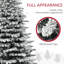 Arbre de Noël artificiel enneigé 6,5 pi
