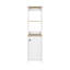 Armoire à linge Jannès, deux tablettes ouvertes, porte simple-1386596079