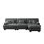 Canapé à assise profonde en L 3 places avec 1 repose-pieds-15108890
