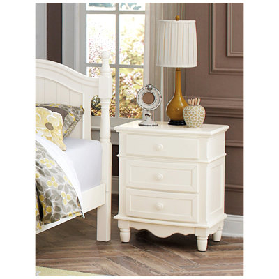 Acevedo 3 - Drawer Nightstand in Off White