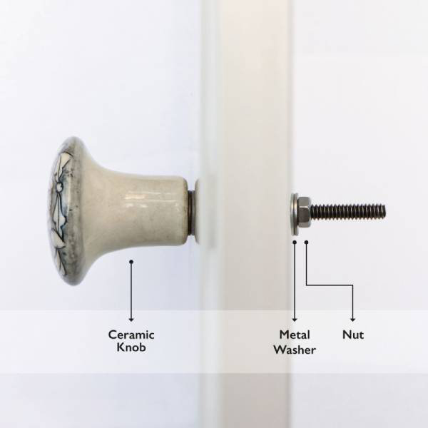 Adington 1.6" Diameter Mushroom Knob Multipack