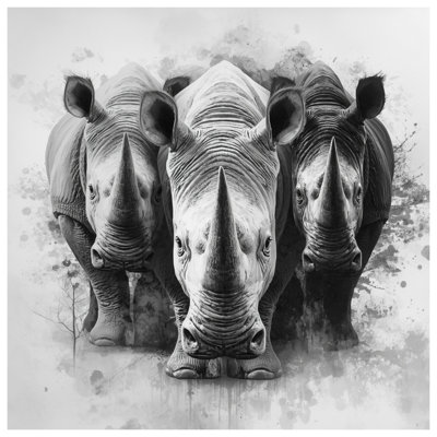 Coussins décoratifs Three Rhinos
