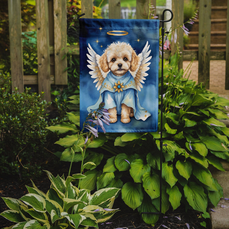 Drapeau de jardin Maltipoo My Angel Garden