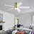 Flush Mount Ceiling Fan With Led Lights And Remote Control-574123722-574142837