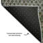 Tapis abstrait lavable à la machine de qualité supérieure Mayfield AMF2158-292430871-292430880