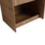  Meuble-lavabo mural avec lavabo en céramique et tablettes de rangement et 1 porte à fermeture en douceur, emballage KD, contreplaqué-115922420
