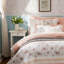 Ensemble d'édredon 9 pièces en percale de coton Blush Queen-131583543-131583545