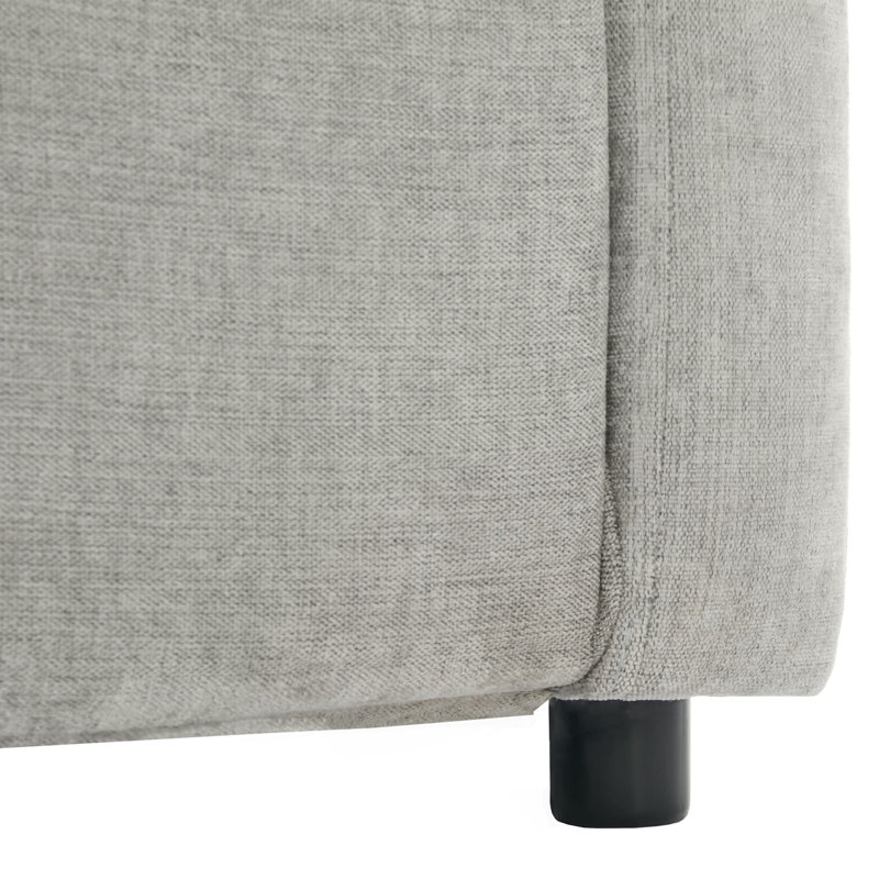 Causeuse rembourrée Cozy, Light Grey