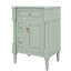 Meuble-lavabo de salle de bain avec lavabo intégré, armoire autoportante avec tiroir rabattable et tablette réglable à l'intérieur-1339734740