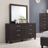 Commode double 6 tiroirs avec miroir Synder