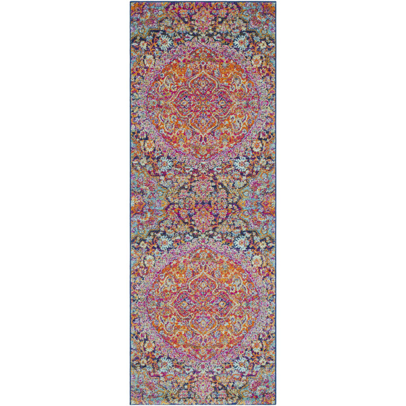 Adelia Oriental Indoor Rug, Rectangle 2'7" x 7'3"