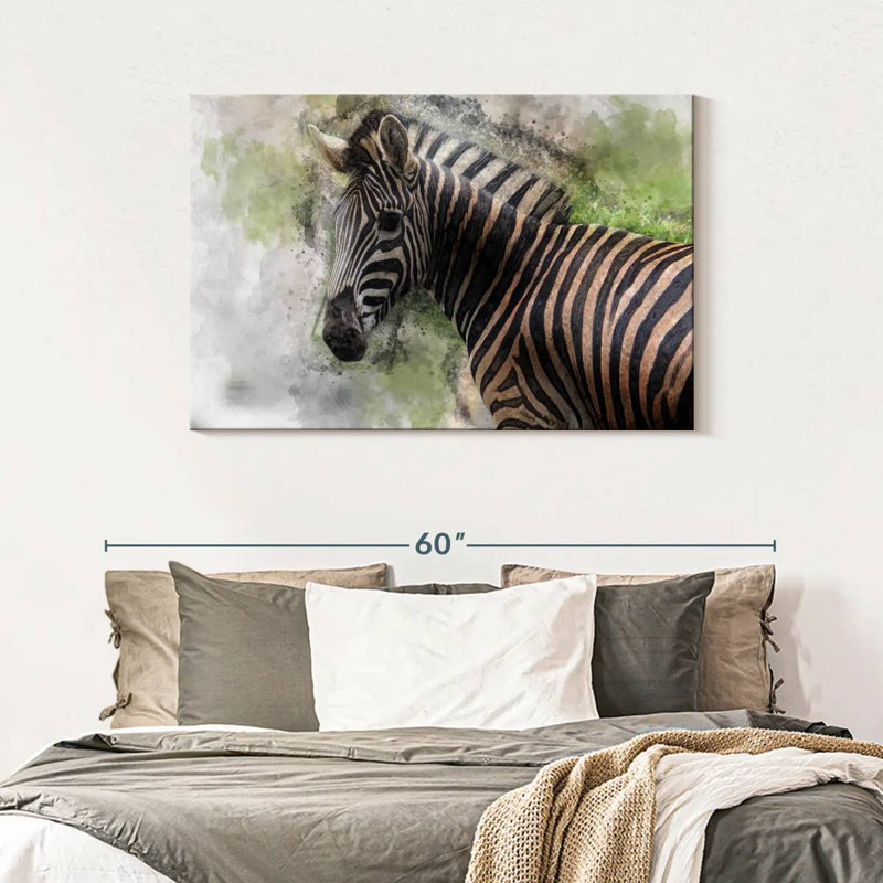 Brampt Magnificent Zebra, 30" H x 45" W